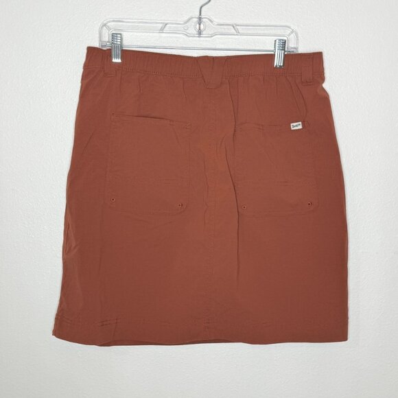 Duluth Trading Co Heirloom Gardening Skort Skirt Rust Size L Preppy Minimalist - Picture 3 of 5